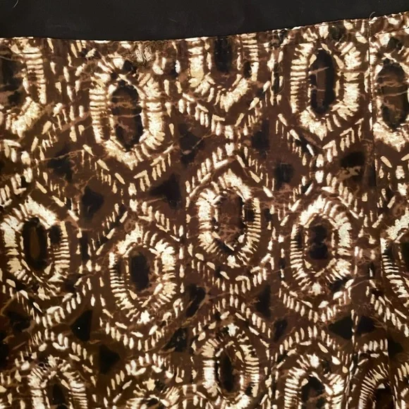 Charter club a line midi skirt size 12. With black waistband. Cotton. - Picture 3 of 6